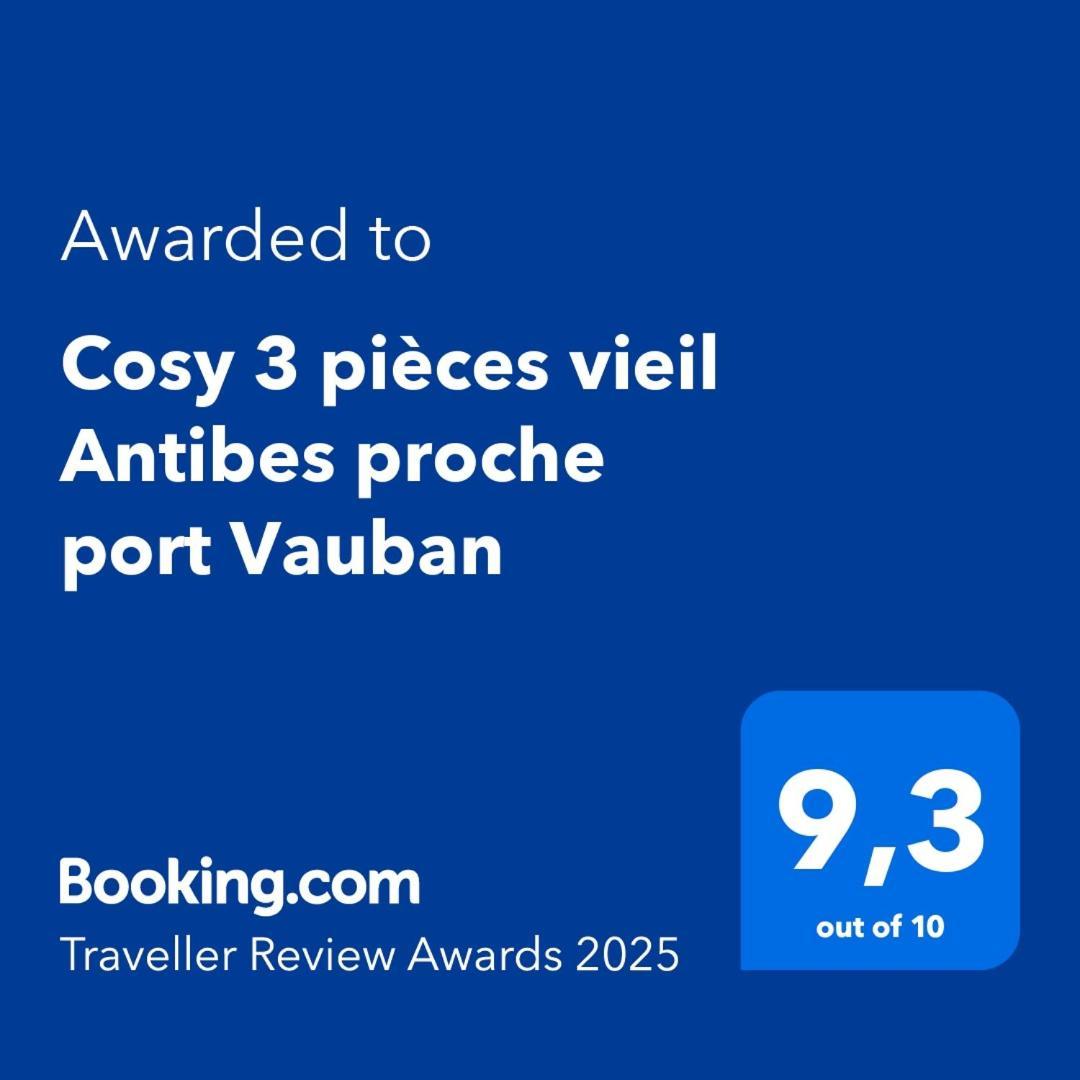 Ferienwohnung Cosy 3 Pieces Vieil Antibes Proche Port Vauban Exterior foto